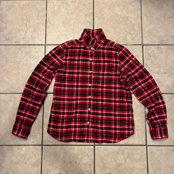 Levi's Other - Levi's Men's Red Black Plaid Flannel Button Down Shirt Size L